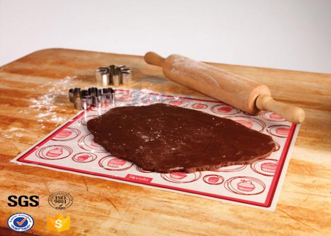 custom printing pizza non stick silicone baking mat safety baking sheet silicone mat