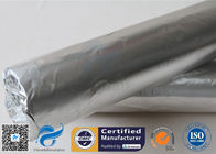 Heat Reflective 0.43mm Aluminium Foil Fiberglass Cloth Fire Blanket Fabric
