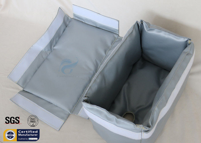 Fiberglass Thermal Insulation Jackets Removable Grey 260℃ Electrical Insulation
