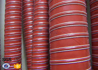 180 Degrees Flexible Ducting Colored Fiberglass Cloth With PVC Coated