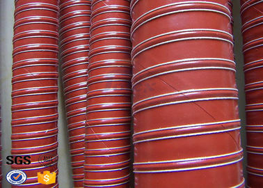 180 Degrees Flexible Ducting Colored Fiberglass Cloth With PVC Coated