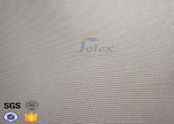 1200 Degree Silicone Coated Glass Cloth , Heat Resistant Fabric Fiberglass