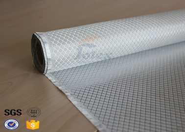 Flame Retardant Fiberglass Fabric Silver Plated Fabric Double Sides 230g