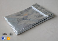 Fiber Glass Cloth Fireproof Document Bag /  6.7"x 10.6" Fire Resistant Envelope