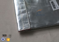 Non Itchy Fiberglass Fabric Fire Resistant Document Pouch / Fireproof Cash Envelope