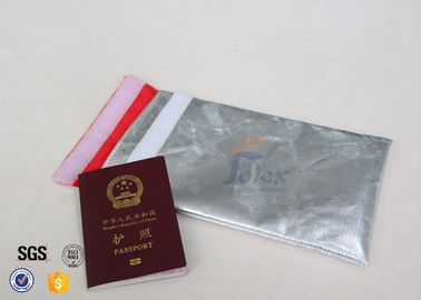 Aluminium Foil Fiberglass Fireproof Document Bag Smooth Surface 17 X 27 cm