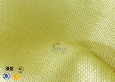 1500D 305gsm Yellow Kevlar Aramid Fabric For Bulletproof Vest TDS Approval