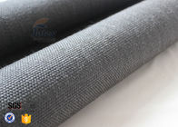 800gsm Black Vermiculite Coated Fiberglass Fabric Thermal Insulation Materials