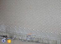 0.8mm Silver Coated High Silica Fabric For Fire Blanket / Curtain