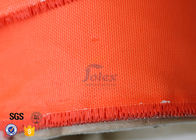 0.25mm 280g Orange Acrylic Coated Fibreglass Fabric Glass Fiber Cloth E - Glass