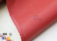 0.8mm Red Silicone Coated High Silica Fabric Thermal Insulation Material