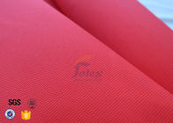 0.45mm Red Acrylic Coated Fiberglass Fire Blanket For Industrial Fire Blanket