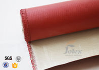 0.8mm High Silica Cloth High Temperature Silicone Coated Fiberglass