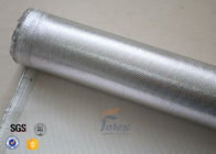 0.8mm Thermal Insulation Materials Break Twill Silver Coated Silica Cloth