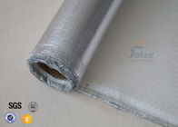 0.8mm Thermal Insulation Materials Break Twill Silver Coated Silica Cloth