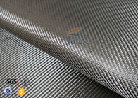 Black Twill Weave Carbon Fiber Thermal Insulation Materials 3K 6oz 0.3mm