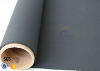 1000mm Width Thermal Insulation Materials 0.5MM Black PU Coated Fiberglass Fabric