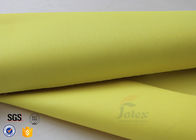 Yellow PU Coated Fiberglass Fabric 3732 Fireproof Welding Protection Blanket