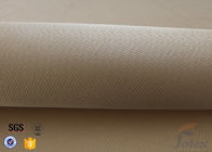 1200℃ Fiberglass Cloth roll Fire Blanket 1.3mm 1200g Brown High Silica Fabric