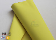 0.5MM Yellow PU Coated Fiberglass Fabric Welding Fire Blanket Cloth 530GSM