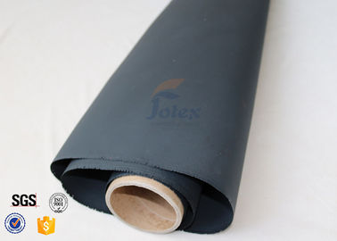 0.45mm 530gsm Black PU Fiberglass Fabric For Welding Thermal Insualtion