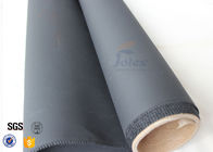 Black PU Coated Fiberglass Fabric Cloth Roll Fireproof Insulation Woven Fabric