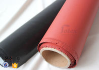 Red Silicone Coated Silica Fabric 800℃ 0.7mm Fiberglass Insulation Materials