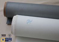 White PU Coated Fiberglass Fabric Welding Blanket Heavy Duty 700GSM 0.6MM 1000℃