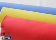 Fiberglass Fire Blanket 490GSM Red Acrylic Fabric Roll Welding Safety Insulation