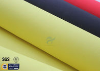Acrylic Coated Fiberglass Fabric 490GSM Yellow 550℃ Welding Blanket Curtains