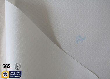 300GSM Silicone Coated Fiberglass Fabric 0.25mm White Flexible BBQ Apron Cloth