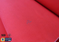 Fiberglass Fire Blanket 480GSM 0.43MM Red Acrylic Coated Fiberglass Cloth