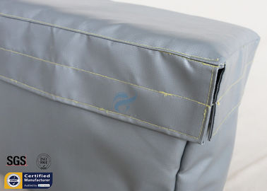 Fiberglass Thermal Insulation Jackets Removable Grey 260℃ Electrical Insulation