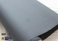 Black 3732 Acrylic Coated Fiberglass Fire Blanket Fabric 260℃ 0.43MM 39"