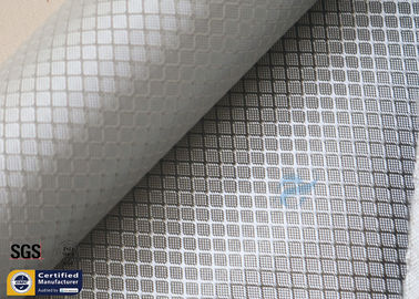 Silver Coated Fabric Aluminized Fiberglass Cloth 0.2MM 260℃ Decoration