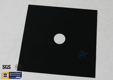 PTFE Coated Fiberglass Fabric 260℃ 10.7"X10.7" Black Stovetop Burner Protector