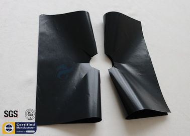 10.7"X10.7" Fiberglass Fabric 260℃ 0.08MM Black PTFE Stovetop Burner Protector