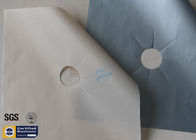 PTFE Coated Fiberglass Fabric 10.7"x10.7" Beige Stovetop Burner Protector 260℃