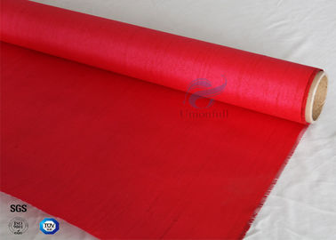 Fireproof 160g Coating C - glass Silicone Rubber Coated Fiberglass Fabric Satin Weave