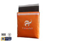 Orange Fireproof Document Bag 11"x15"x2" 1523 ℉ Durable Fire Safe Cash Pouch