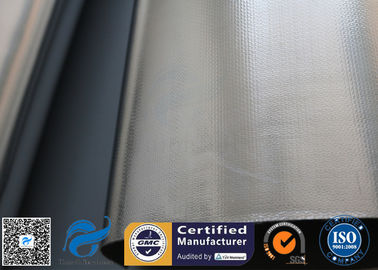 0.5mm Aluminium Foil / Silver Coated Fabric Fibreglass Fabric For Heat Protection