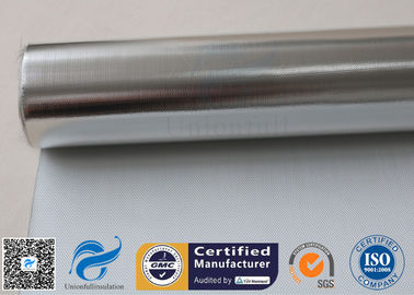 0.43mm Heat Reflective Silver Plated Fabric Aluminum Foil Fiberglass Cloth