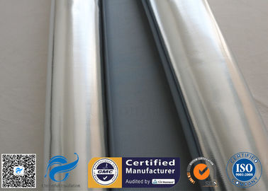 520g Silver Coated Fiberglass Fabric One Side Silicone One Side Aluminium Foil