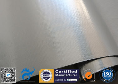 0.5mm Silicone Silver Coated Fabric / Aluminium Foil Fiberglass Cloth