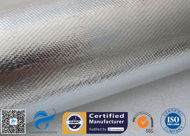 Silver Aluminium Foil Laminated Fiberglass Fabric Pipe Insulation 0.9mm