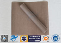 Beige Silicone Non Stick Baking Mat , PTFE BBQ Grill Mat Heat Resistant