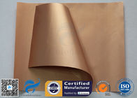 FDA 0.2mm Copper Non Stick Mats For Cooking / BBQ Grill PTFE Oven Pan Liner