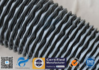 PVC Coated Fiberglass Fabric Flexible Air Duct Grey Waterproof 200MM 5M 260℃