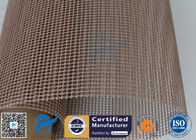 PTFE Coated Fiberglass Mesh Fabric Brown 4X4MM Paper Industry Conveyor Belt 260℃