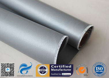 Oil Pipeline Insulation Silicone Coated Fiberglass Fabric Material 0.4 MM Thickness